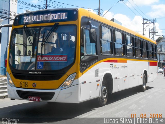 Empresa Metropolitana 618 na cidade de Recife, Pernambuco, Brasil, por Lucas Silva. Número da foto: #4361909.
