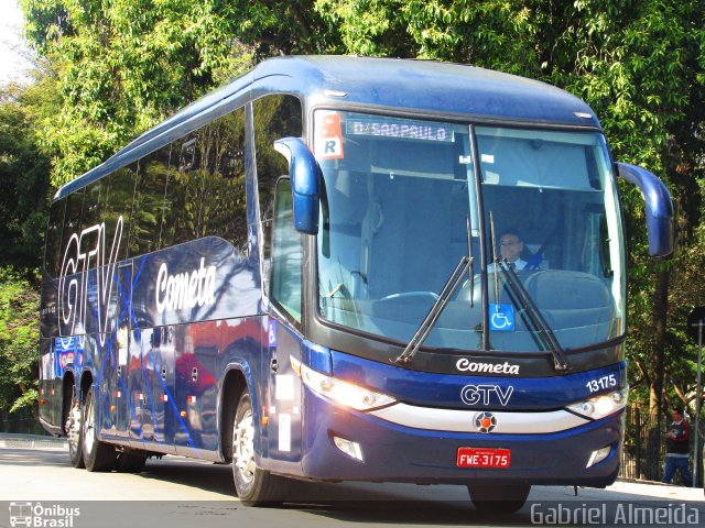Viação Cometa 13175 na cidade de São Paulo, São Paulo, Brasil, por Gabriel Almeida. Número da foto: #4361872.
