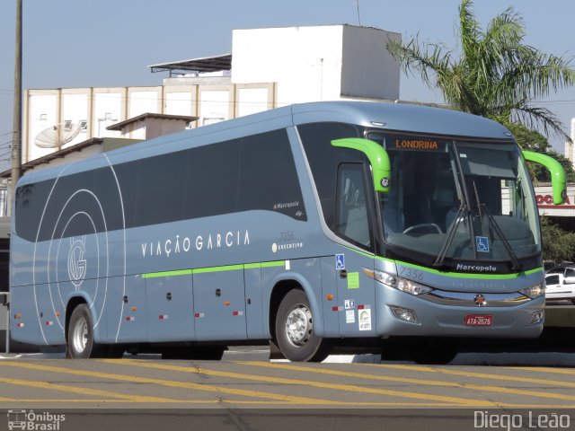 Viação Garcia 7356 na cidade de Londrina, Paraná, Brasil, por Diego Leão. Número da foto: #4362783.