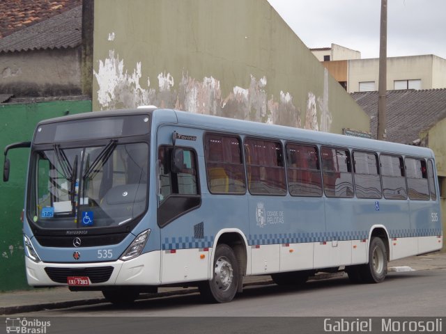 Viação Nossa Senhora Conquistadora 535 na cidade de Pelotas, Rio Grande do Sul, Brasil, por Gabriel  Morosoli. Número da foto: #4362208.