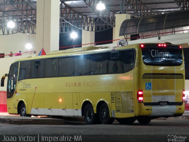 Viação Itapemirim 8631 na cidade de Imperatriz, Maranhão, Brasil, por João Victor. Número da foto: #4362870.