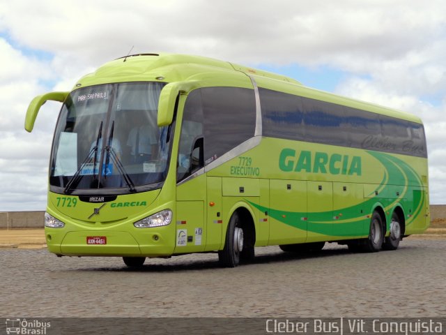 Viação Garcia 7729 na cidade de Vitória da Conquista, Bahia, Brasil, por Cleber Bus. Número da foto: #4362589.