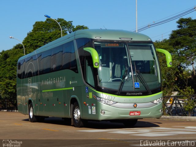 Viação Garcia 7837 na cidade de Maringá, Paraná, Brasil, por Edivaldo Carvalho. Número da foto: #4362230.