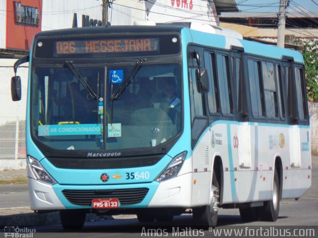 Rota Sol > Vega Transporte Urbano 35640 na cidade de Fortaleza, Ceará, Brasil, por Amós  Mattos. ID da foto: 4362259.