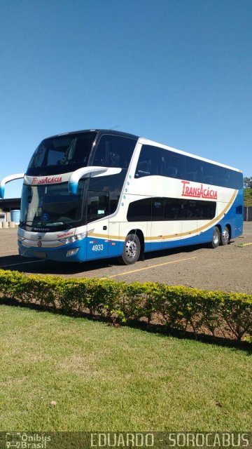 TransAcácia Turismo 4933 na cidade de Maringá, Paraná, Brasil, por EDUARDO - SOROCABUS. Número da foto: #4382592.