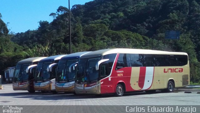 Transportes Única Petrópolis RJ 163.070 na cidade de Nova Iguaçu, Rio de Janeiro, Brasil, por Carlos Eduardo Araújo dos Santos. Número da foto: #4381968.
