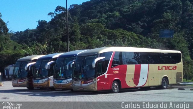 Transportes Única Petrópolis RJ 163.070 na cidade de Nova Iguaçu, Rio de Janeiro, Brasil, por Carlos Eduardo Araújo dos Santos. ID da foto: 4381968.