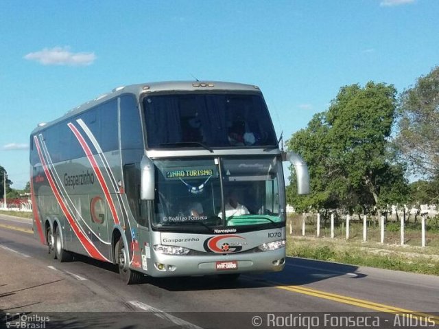 Gasparzinho Turismo 1070 na cidade de Ouro Branco, Alagoas, Brasil, por Rodrigo Fonseca. ID da foto: 4383391.