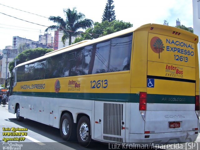 Nacional Expresso 12613 na cidade de Aparecida, São Paulo, Brasil, por Luiz Krolman. Número da foto: #4383123.