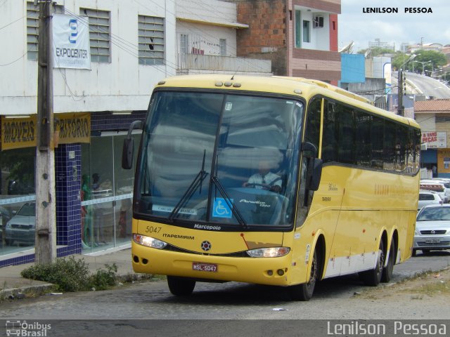 Viação Itapemirim 5047 na cidade de Caruaru, Pernambuco, Brasil, por Lenilson da Silva Pessoa. ID da foto: 4384929.