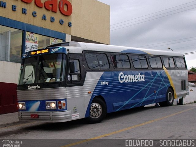 Viação Cometa 7237 na cidade de Sorocaba, São Paulo, Brasil, por EDUARDO - SOROCABUS. ID da foto: 4384459.