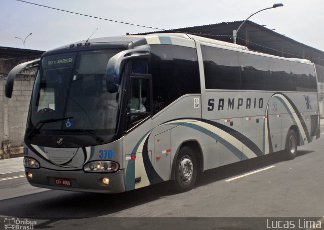 Viação Sampaio 370 na cidade de Rio de Janeiro, Rio de Janeiro, Brasil, por Lucas Lima. ID da foto: 4386698.