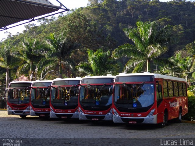 Viação Dedo de Deus 345 na cidade de Teresópolis, Rio de Janeiro, Brasil, por Lucas Lima. ID da foto: 4386686.