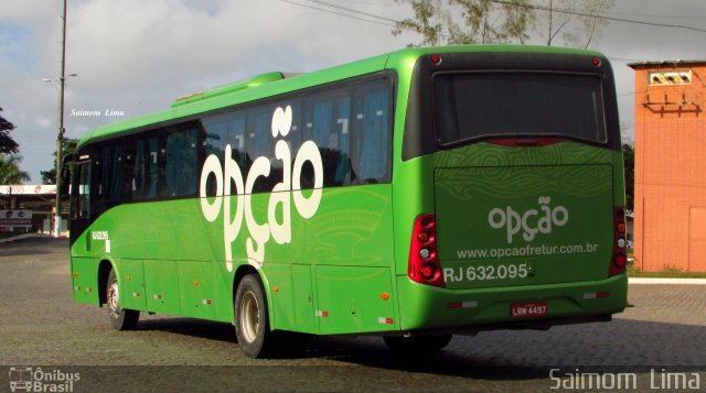 Opção Fretamento e Turismo RJ 632.095 na cidade de Campos dos Goytacazes, Rio de Janeiro, Brasil, por Saimom  Lima. ID da foto: 4386534.