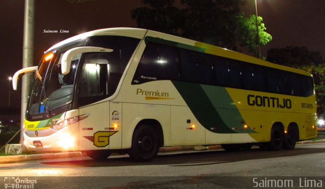 Empresa Gontijo de Transportes 18385 na cidade de Vitória, Espírito Santo, Brasil, por Saimom  Lima. Número da foto: #4386526.