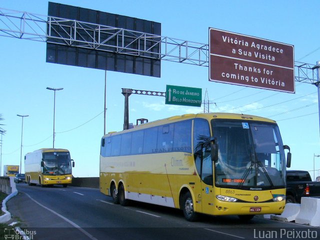 Viação Itapemirim 8863 na cidade de Vitória, Espírito Santo, Brasil, por Luan Peixoto. Número da foto: #4385873.