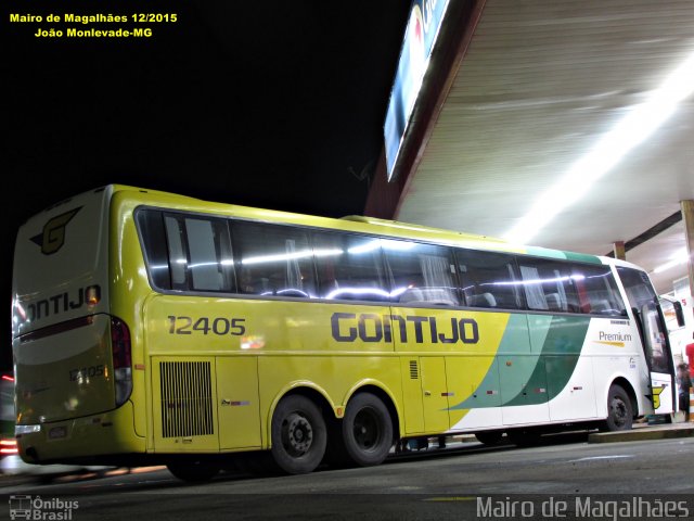 Empresa Gontijo de Transportes 12405 na cidade de João Monlevade, Minas Gerais, Brasil, por Mairo de Magalhães. ID da foto: 4386593.