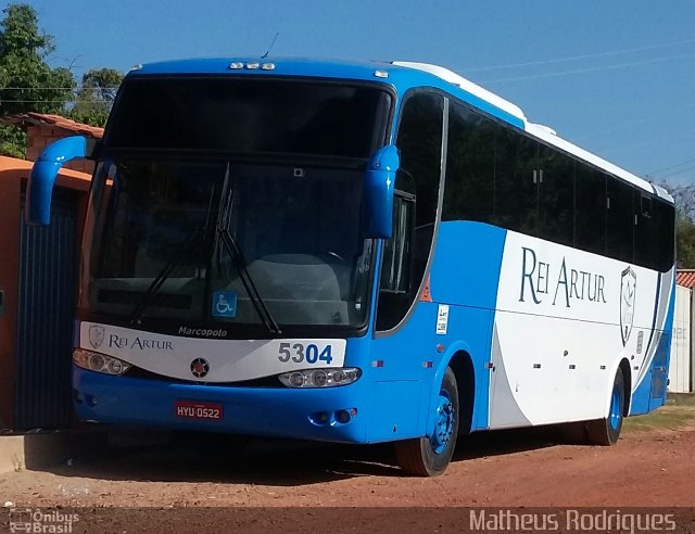 Rei Artur Transporte e Turismo 5304 na cidade de Altos, Piauí, Brasil, por Francisco Matheus Rodrigues Martins . ID da foto: 4388114.