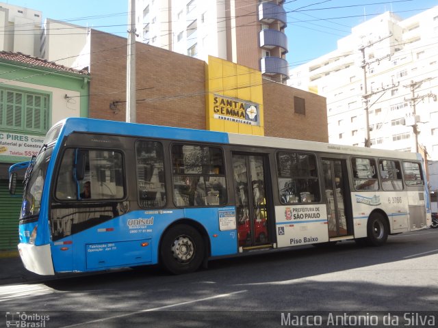 Viação Paratodos > São Jorge > Metropolitana São Paulo > Mobibrasil 6 3766 na cidade de São Paulo, São Paulo, Brasil, por Marco Antonio da Silva. Número da foto: #4389358.