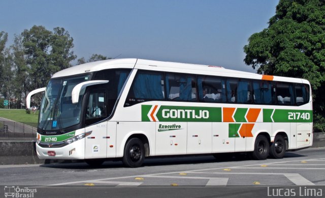 Empresa Gontijo de Transportes 21740 na cidade de Resende, Rio de Janeiro, Brasil, por Lucas Lima. Número da foto: #4390172.