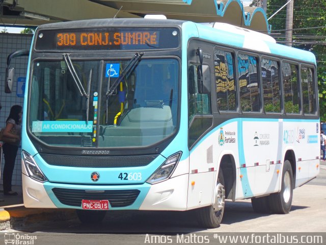 Auto Viação Dragão do Mar 42603 na cidade de Fortaleza, Ceará, Brasil, por Amós  Mattos. Número da foto: #4389315.