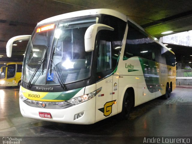 Empresa Gontijo de Transportes 16080 na cidade de Belo Horizonte, Minas Gerais, Brasil, por André Lourenço de Freitas. Número da foto: #4390178.