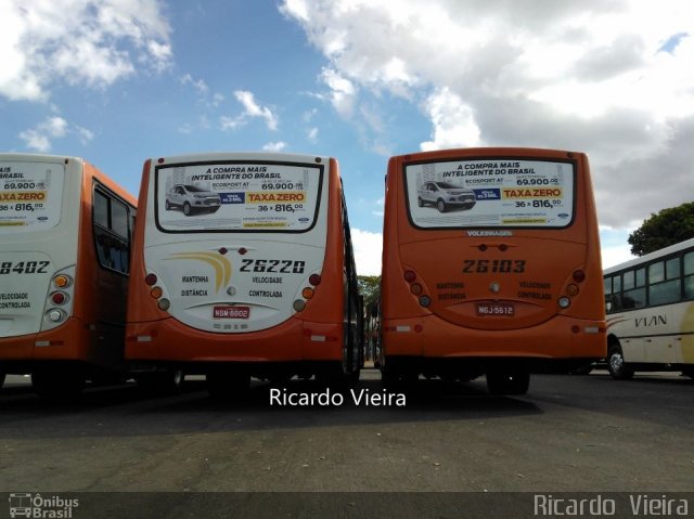 VIAN - Viação Anapolina 26103 na cidade de Brasília, Distrito Federal, Brasil, por Ricardo Vieira. Número da foto: #4387990.