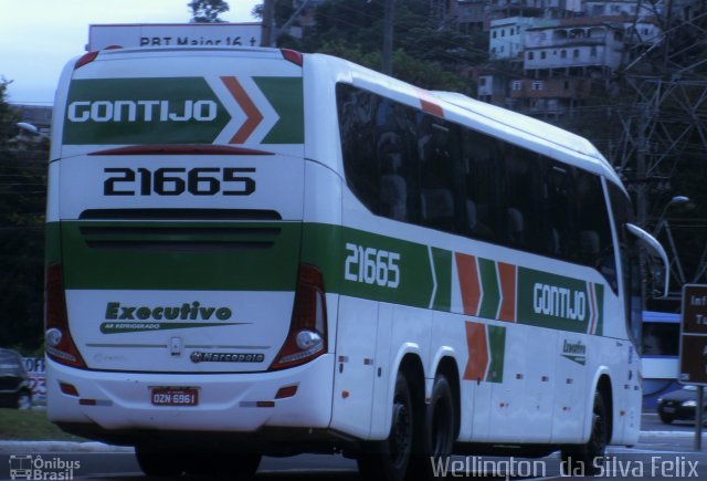 Empresa Gontijo de Transportes 21665 na cidade de Vitória, Espírito Santo, Brasil, por Wellington  da Silva Felix. Número da foto: #4389823.