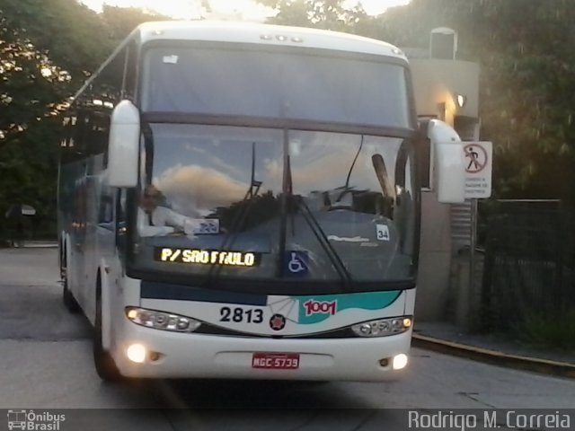 Auto Viação 1001 2813 na cidade de São Paulo, São Paulo, Brasil, por Jonathan  Aguiar Correa. Número da foto: #4392555.
