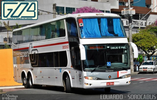 Transpen Transporte Coletivo e Encomendas 30010 na cidade de Sorocaba, São Paulo, Brasil, por EDUARDO - SOROCABUS. Número da foto: #4390910.