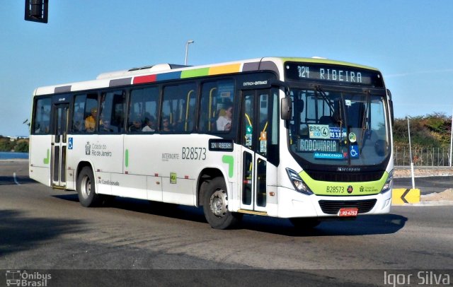 Viação Ideal B28573 na cidade de Rio de Janeiro, Rio de Janeiro, Brasil, por Igor Silva. Número da foto: #4393048.