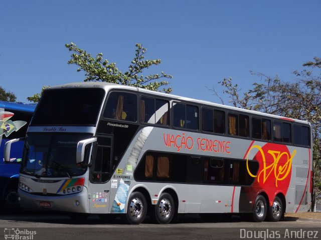 Viação Serrense 3002 na cidade de Trindade, Goiás, Brasil, por Douglas Andrez. Número da foto: #4393358.