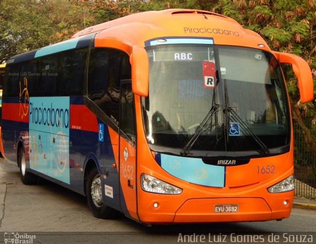 Viação Piracicabana 1652 na cidade de São Paulo, São Paulo, Brasil, por André Luiz Gomes de Souza. Número da foto: #4394125.