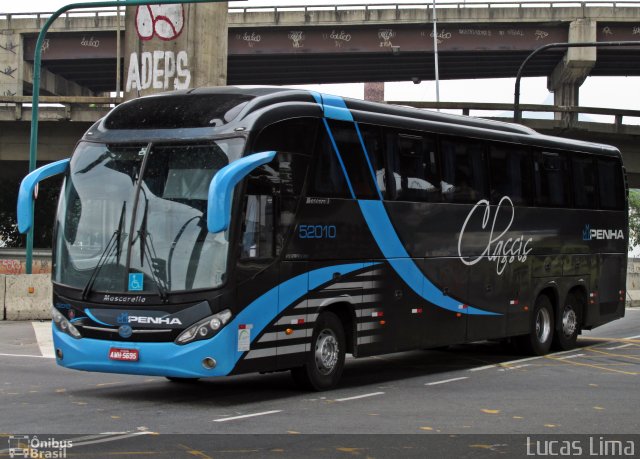 Empresa de Ônibus Nossa Senhora da Penha 52010 na cidade de Rio de Janeiro, Rio de Janeiro, Brasil, por Lucas Lima. Número da foto: #4393825.