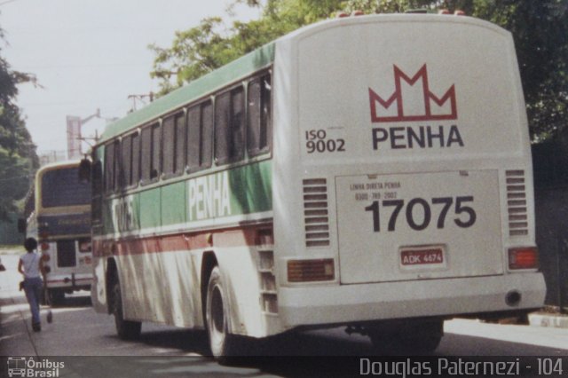 Empresa de Ônibus Nossa Senhora da Penha 17075 na cidade de São Paulo, São Paulo, Brasil, por Douglas Paternezi. ID da foto: 4393474.