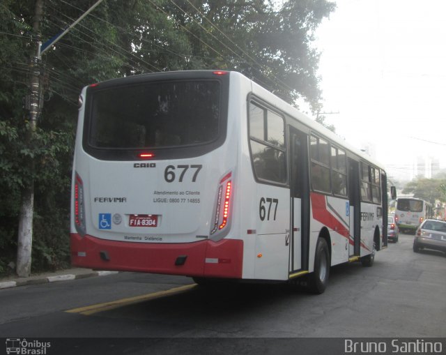 Viação Fervima 677 na cidade de Taboão da Serra, São Paulo, Brasil, por Bruno Santino. Número da foto: #4393390.