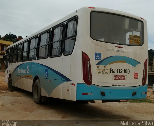 Auto Viação Vera Cruz - Belford Roxo RJ 112.100 na cidade de Belford Roxo, Rio de Janeiro, Brasil, por Matheus Silva. Número da foto: #4392713.