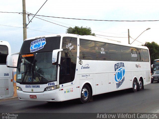 Celita Turismo 2515 na cidade de Pirapora, Minas Gerais, Brasil, por Andrew Campos. ID da foto: 4395393.