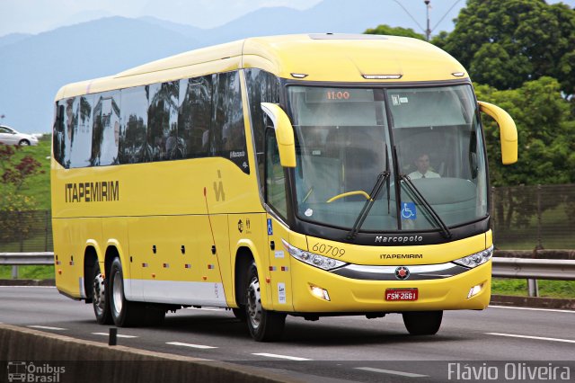 Viação Itapemirim 60709 na cidade de Resende, Rio de Janeiro, Brasil, por Flávio Oliveira. Número da foto: #4394620.