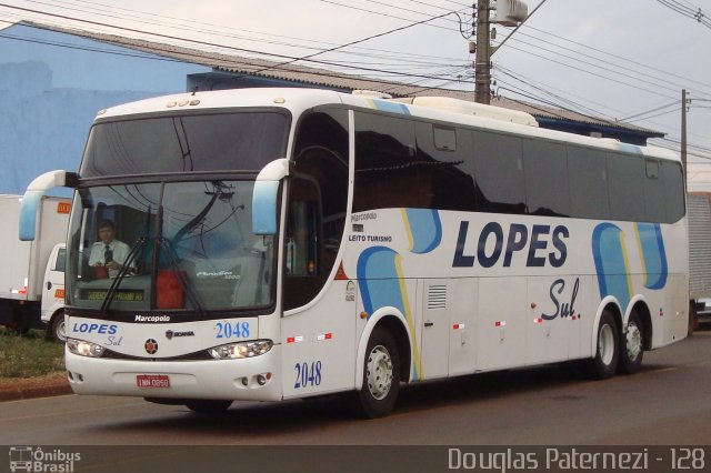 LopeSul Transportes - Lopes e Oliveira Transportes e Turismo - Lopes Sul 2048 na cidade de Cascavel, Paraná, Brasil, por Douglas Paternezi. ID da foto: 4396592.