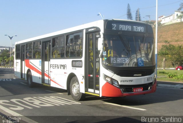 Viação Fervima 677 na cidade de Taboão da Serra, São Paulo, Brasil, por Bruno Santino. Número da foto: #4396011.