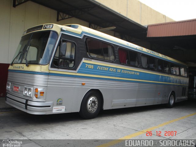 Viação Cometa 7199 na cidade de Sorocaba, São Paulo, Brasil, por EDUARDO - SOROCABUS. Número da foto: #4396524.