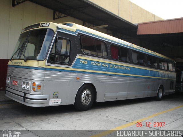 Viação Cometa 7199 na cidade de Sorocaba, São Paulo, Brasil, por EDUARDO - SOROCABUS. ID da foto: 4396524.