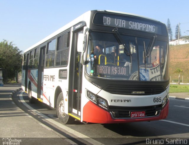 Viação Fervima 685 na cidade de Taboão da Serra, São Paulo, Brasil, por Bruno Santino. Número da foto: #4396019.