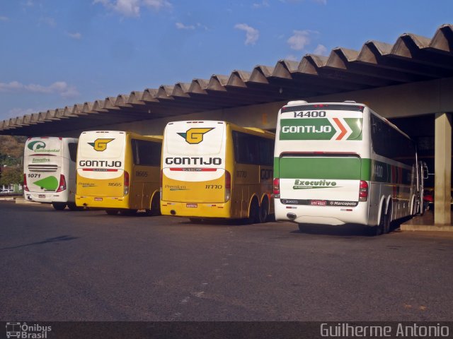 Empresa Gontijo de Transportes 14400 na cidade de Araxá, Minas Gerais, Brasil, por Guilherme Antonio. Número da foto: #4396655.