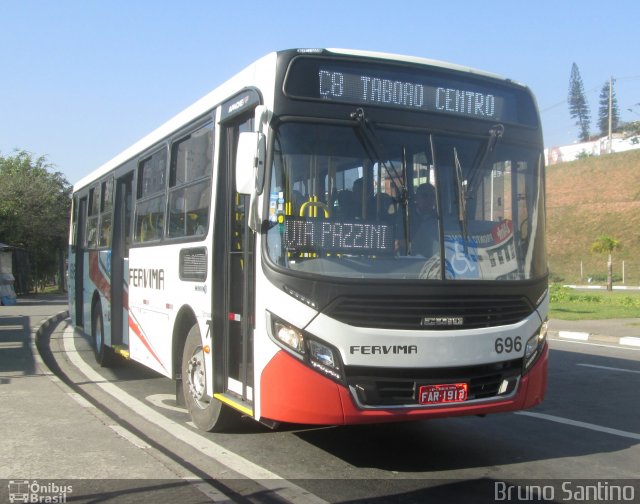 Viação Fervima 696 na cidade de Taboão da Serra, São Paulo, Brasil, por Bruno Santino. Número da foto: #4396004.