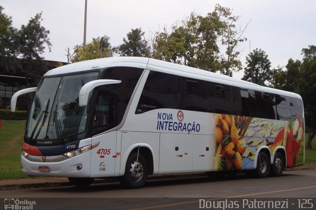 Viação Nova Integração 4705 na cidade de Cascavel, Paraná, Brasil, por Douglas Paternezi. Número da foto: #4396237.