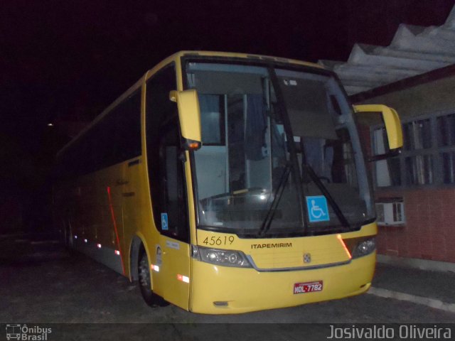 Viação Itapemirim 45619 na cidade de Governador Valadares, Minas Gerais, Brasil, por Josivaldo Oliveira. Número da foto: #4398386.