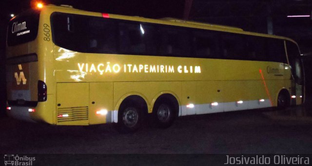Viação Itapemirim 8609 na cidade de Governador Valadares, Minas Gerais, Brasil, por Josivaldo Oliveira. Número da foto: #4398391.