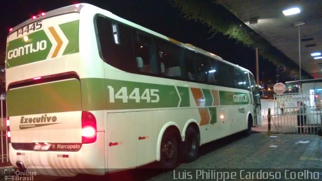 Empresa Gontijo de Transportes 14445 na cidade de Belo Horizonte, Minas Gerais, Brasil, por Luis Philippe Cardoso Coelho. Número da foto: #4397322.